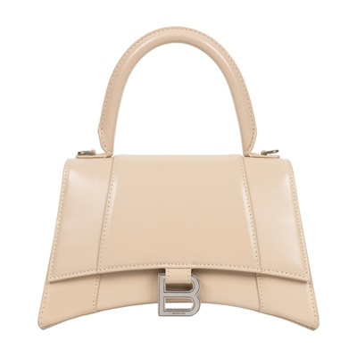 巴黎世家 BALENCIAGA Hourglass 手提包 小型 5935461QJ4Y 膚色HORGLASS XS 防塵袋/背帶