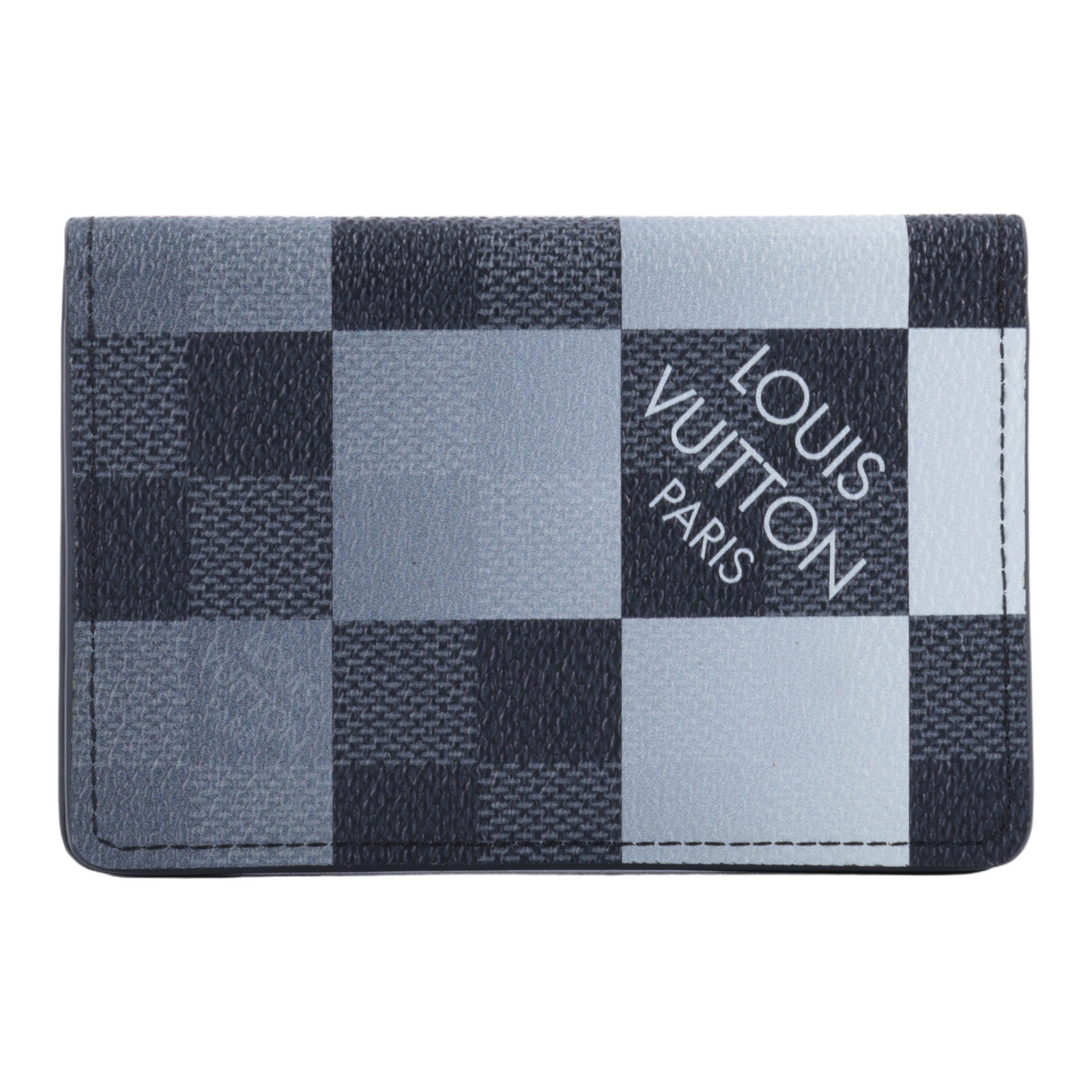 路易威登 LOUIS VUITTON Damier Graphite Giant 卡夾 卡包 N40411 黑灰漸層棋盤格卡夾 原廠盒子/防塵袋