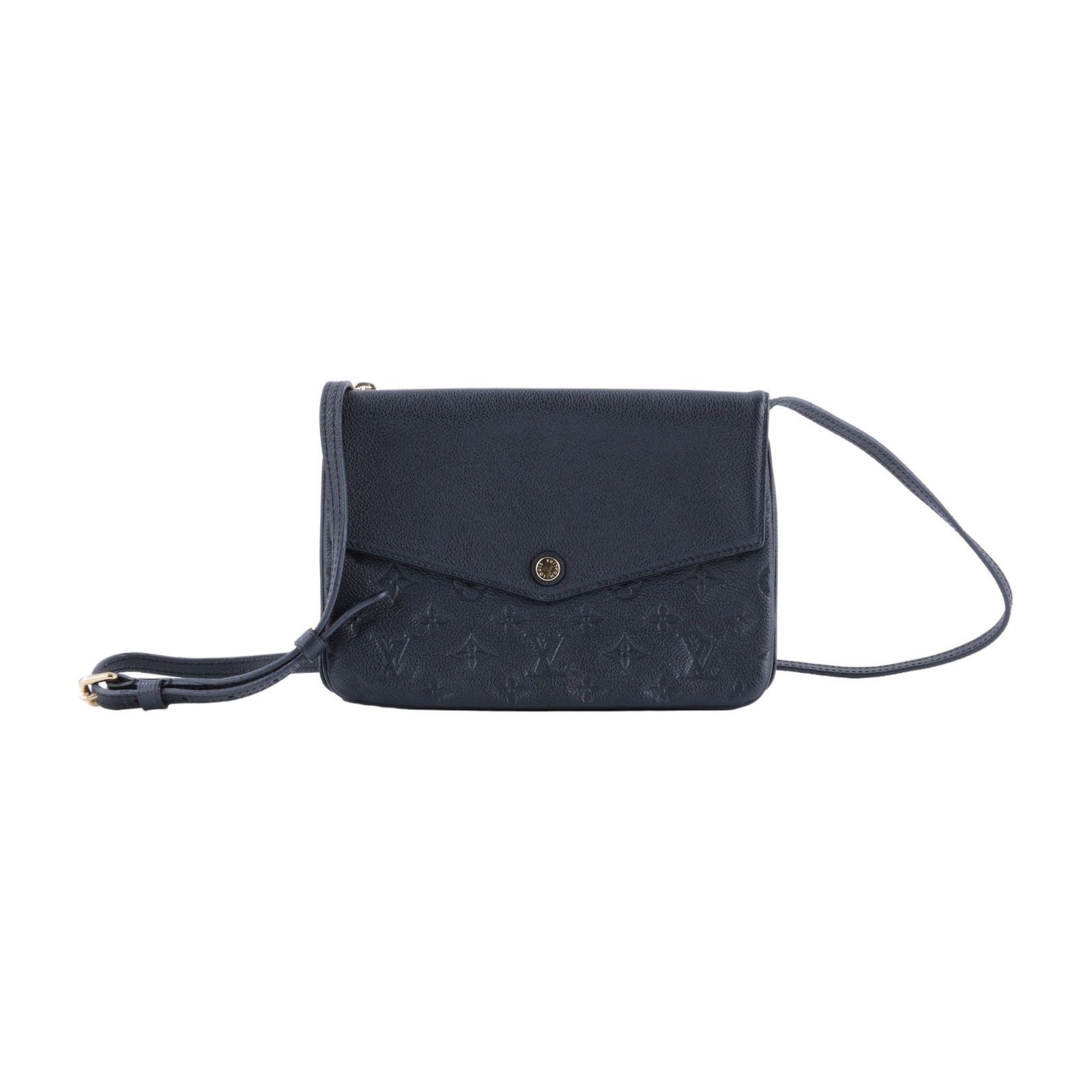 路易威登 LOUIS VUITTON Twice 肩背包 斜背包 M50258 黑壓紋TWICE肩背包 防塵袋