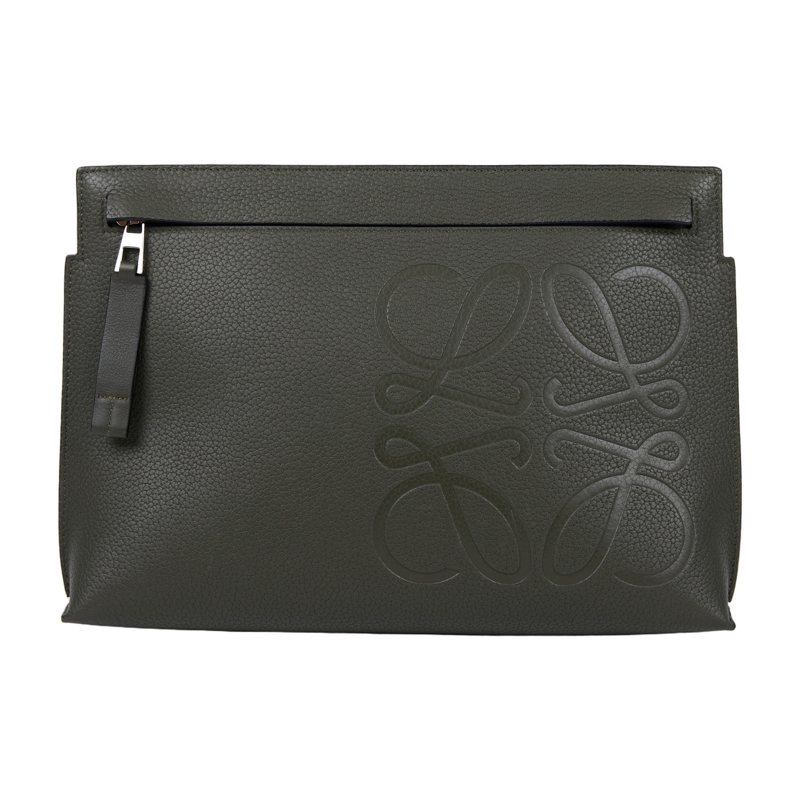 羅意威 LOEWE Anagram T Pouch 手拿包 C500W05X01 軍綠手拿包 防塵袋