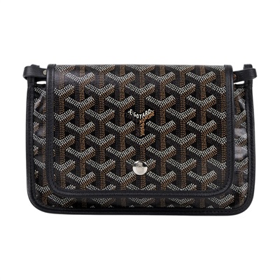 高雅德 GOYARD Plumet Pocket Wallet 肩背 隨身錢包 PLUMETPMLTY 黑PLUMET POCKET 防塵袋2/購買證明/免稅單