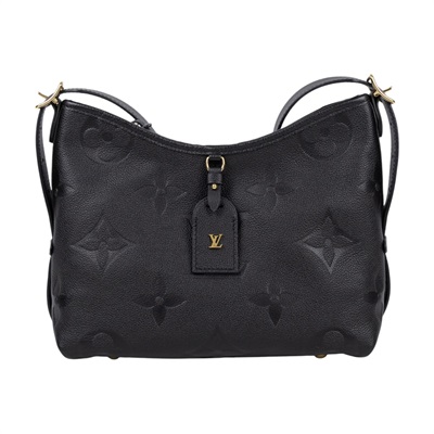 路易威登 LOUIS VUITTON CarryAll PM  黑色 牛皮 肩背包 M46288 晶片款  原廠盒子/防塵袋/內袋/背帶