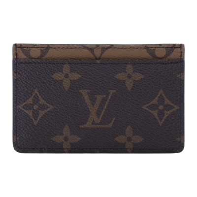 路易威登 LOUIS VUITTON 卡片套 卡夾 Monogram帆布 M69161 晶片款 原花雙色卡夾 原廠盒子/防塵袋