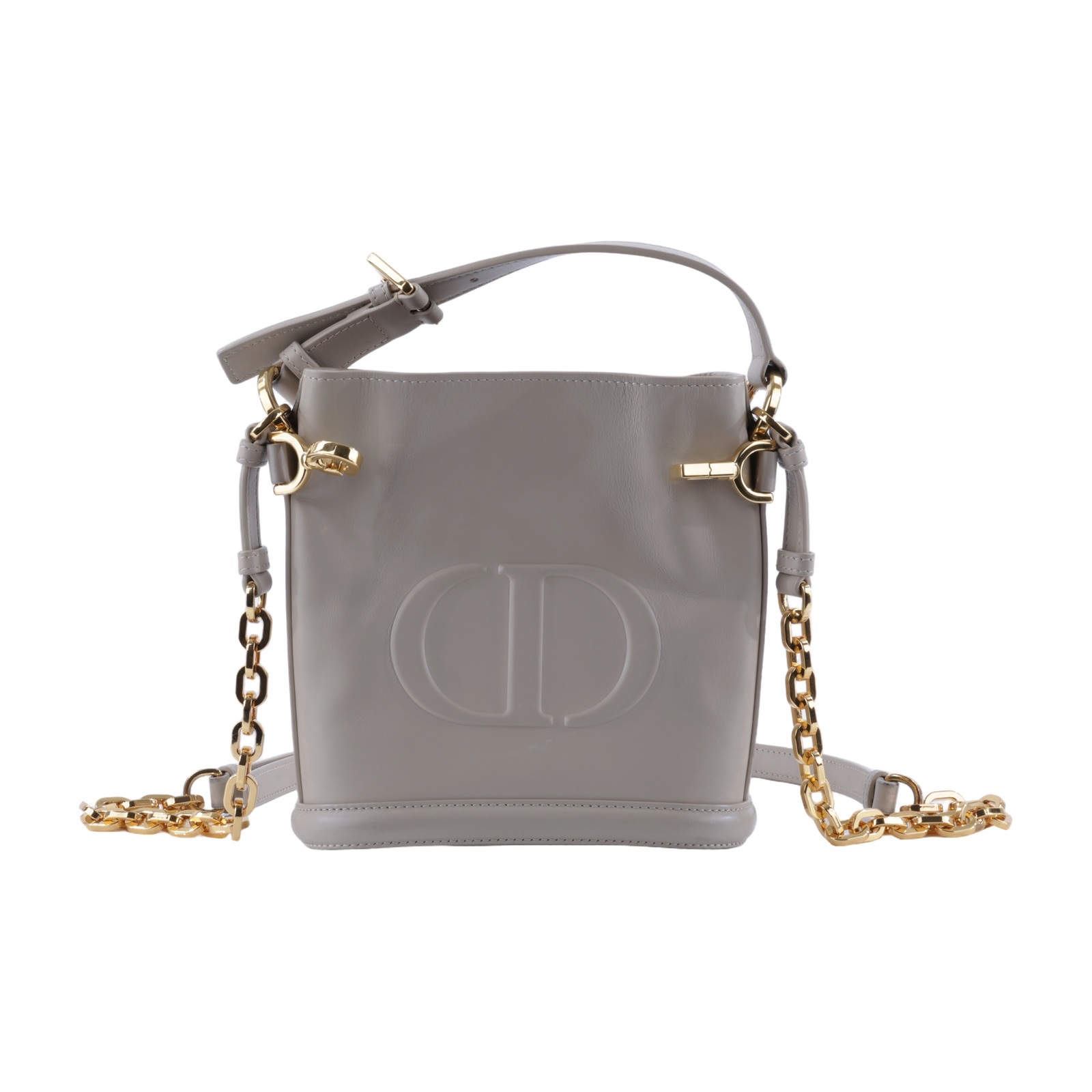 迪奧 CHRISTIAN DIOR Cest Dior 水桶包 M2272UBHA 奶茶CEST SMALL水桶包 無附屬品