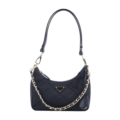 普拉達 PRADA Re-Edition 1995 Chaîne Re-Nylon 迷你袋 1BC204_2AOS  防塵袋/背帶2/吊飾/購買證明/發票