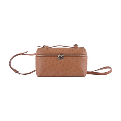諾悠翩雅 LORO PIANA Extra Pouch L19 手拿包 FAN4199 焦糖鴕鳥EXTRA POCKET L19 防塵袋