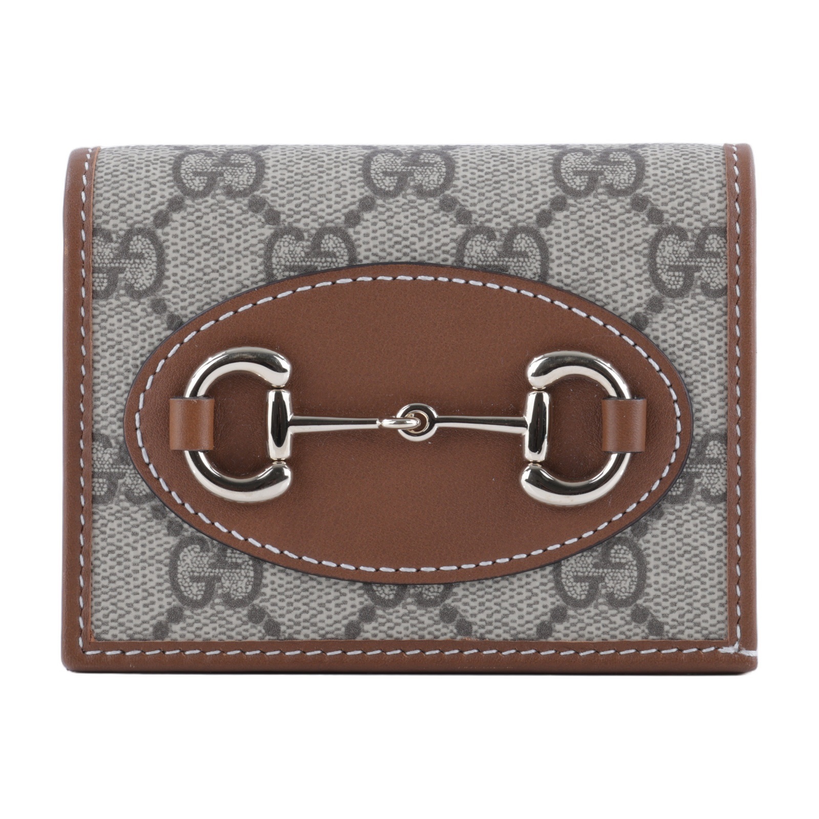 古馳 GUCCI 馬銜扣 1955 卡夾 短夾 零錢包 621887 FAD6L 咖1955短夾 原廠盒子/防塵袋/購買證明