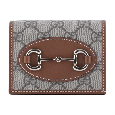 古馳 GUCCI 馬銜扣 1955 卡夾 短夾 零錢包 621887 FAD6L 咖1955短夾 原廠盒子/防塵袋/購買證明
