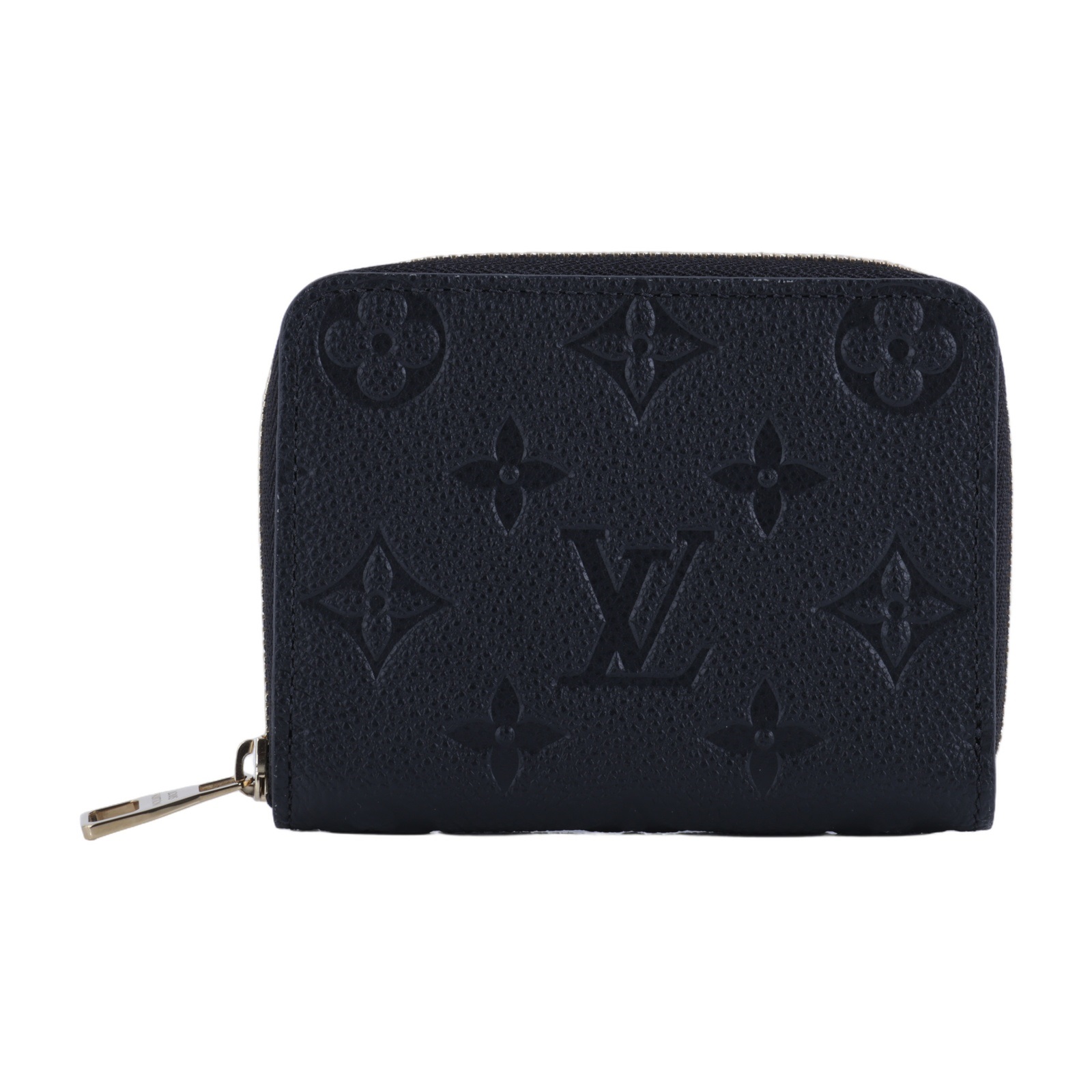 路易威登 LOUIS VUITTON Zippy 零錢包 卡片包 錢包 M28797 晶片款 黑壓紋牛皮拉鍊短夾 原廠盒子/防塵袋/購買證明影本