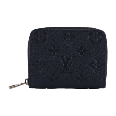 路易威登 LOUIS VUITTON Zippy 零錢包 卡片包 錢包 M28797 晶片款 黑壓紋牛皮拉鍊短夾 原廠盒子/防塵袋/購買證明影本