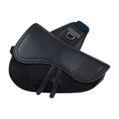 迪奧 CHRISTIAN DIOR Saddle Sacai 馬鞍包 肩背包 1ADCA374USC 黑Dior x Sacai馬鞍包 無附屬品