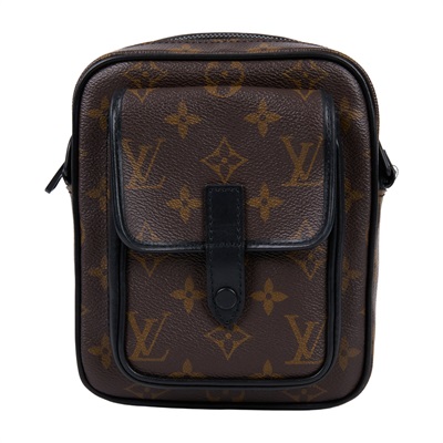 路易威登 LOUIS VUITTON Christopher 斜背 隨身包 M69404 晶片款 原花Christopher隨身包 無附屬品