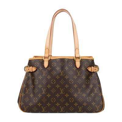 路易威登 LOUIS VUITTON Batignolles 原花 肩背 名媛包 橫式手提包 M51154  防塵袋/購買證明