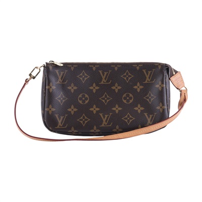 路易威登 LOUIS VUITTON Monogram 經典帆布 手提 麻將包 M40712 原花麻將包 背帶