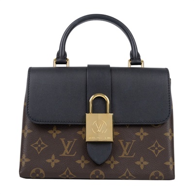 路易威登 LOUIS VUITTON Locky BB 手提包 黑色 M44141 晶片款 黑拚原花LOCKY BB肩背包 原廠盒子/防塵袋/購買證明/背帶