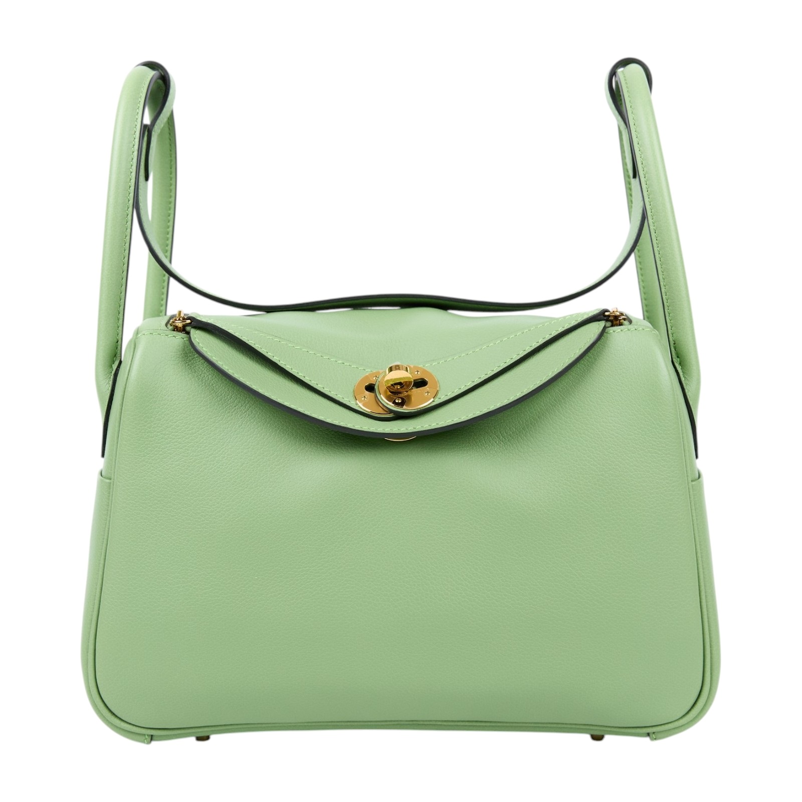 愛馬仕 Hermes Lindy 琳迪包 26 LD26 B NN 915 II B刻 綠金釦LINDY26 原廠盒子/防塵袋/購買證明