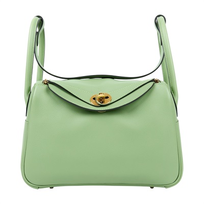 愛馬仕 Hermes Lindy 琳迪包 26 LD26 B NN 915 II B刻 綠金釦LINDY26 原廠盒子/防塵袋/購買證明