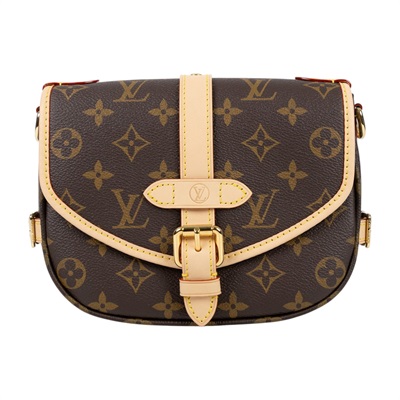 路易威登 LOUIS VUITTON Saumur BB  手提 馬鞍斜背包 M46740 晶片款 原花Saumur BB 肩背包 原廠盒子/防塵袋/背帶2