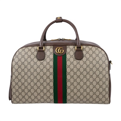 古馳 GUCCI Savoy 旅行袋 手提包 波士頓包 723310 9C2ST 原花GG 旅行袋 防塵袋/背帶/鎖組/吊牌