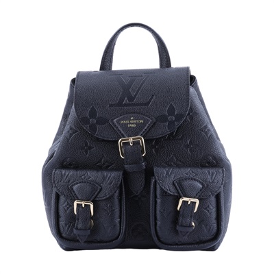路易威登 LOUIS VUITTON Backup 後背包 黑色 M47072 晶片款 黑原花壓紋後背包 原廠盒子/防塵袋