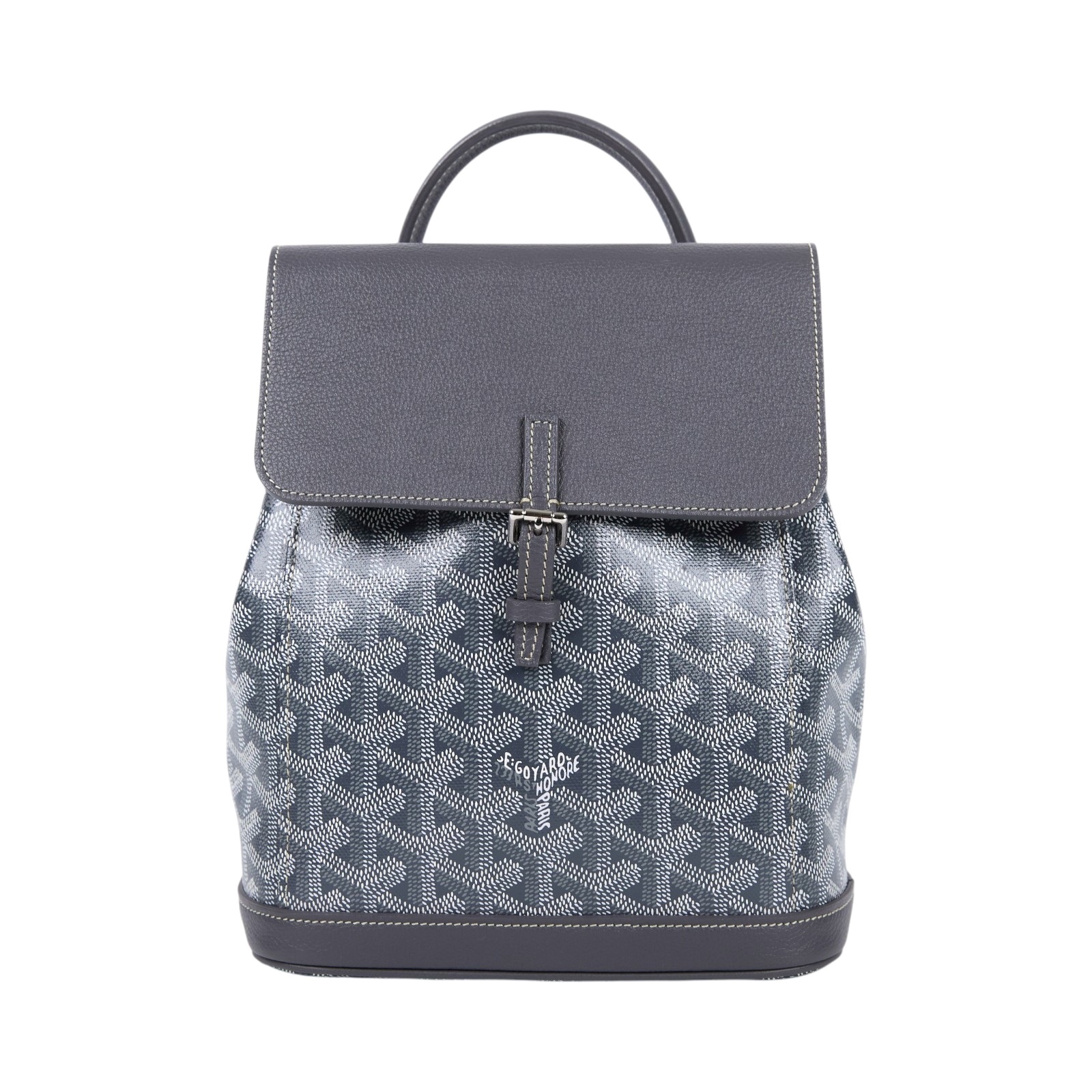 高雅德 GOYARD Alpin 迷你背包 ALPIN2MINTY 灰ALPIN MINI後背包 防塵袋/背帶2