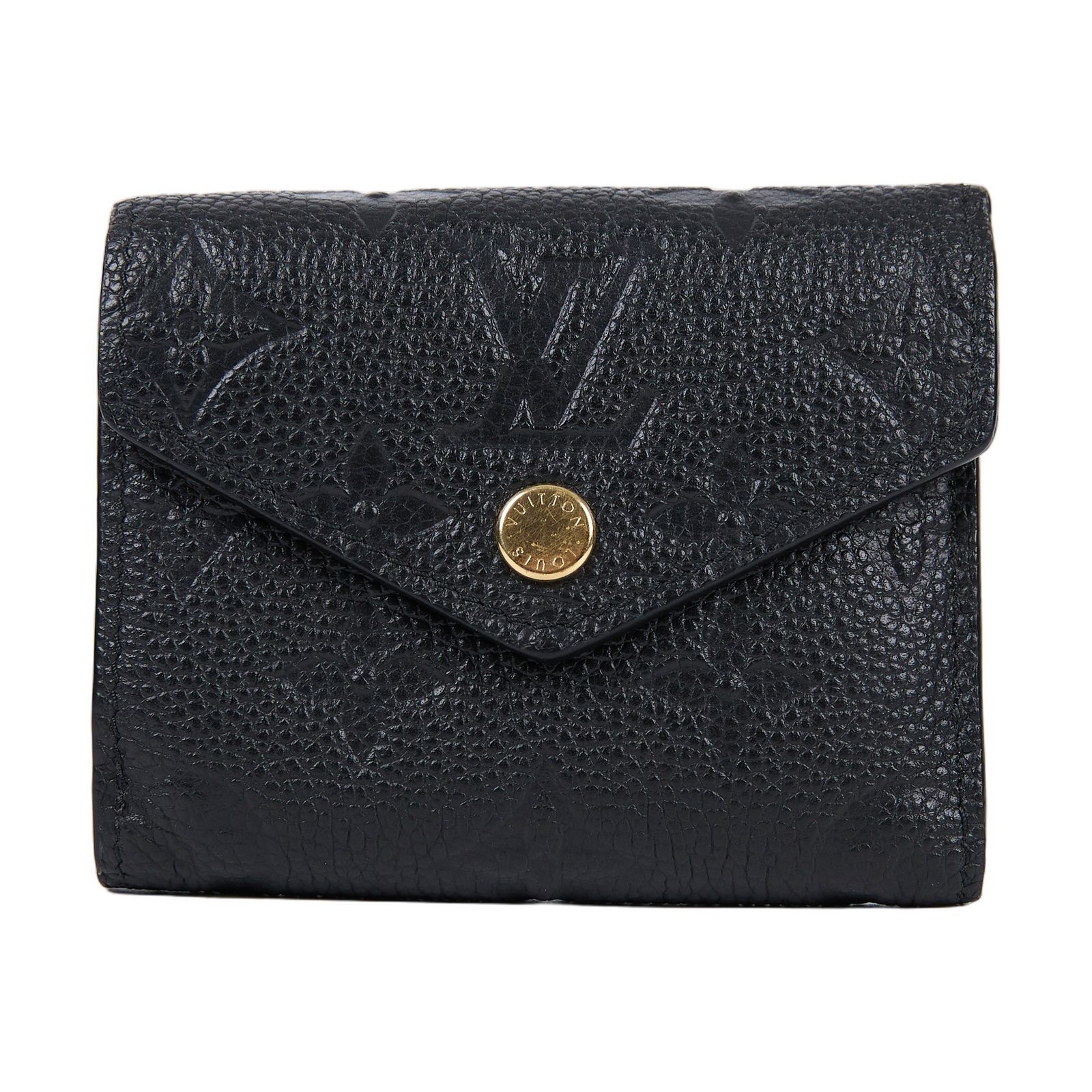 路易威登 LOUIS VUITTON Zoé 錢包 短夾 Empreinte皮革 黑色 M62935 晶片款 黑ZOE三折短夾 原廠盒子/防塵袋