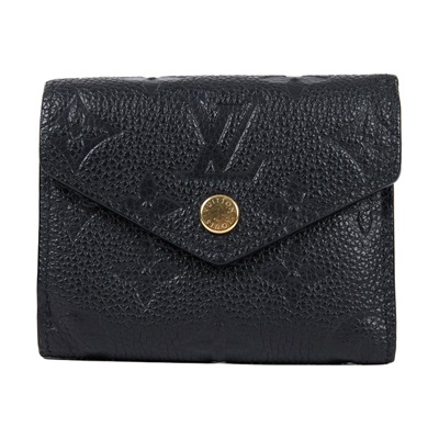 路易威登 LOUIS VUITTON Zoé 錢包 短夾 Empreinte皮革 黑色 M62935 晶片款 黑ZOE三折短夾 原廠盒子/防塵袋