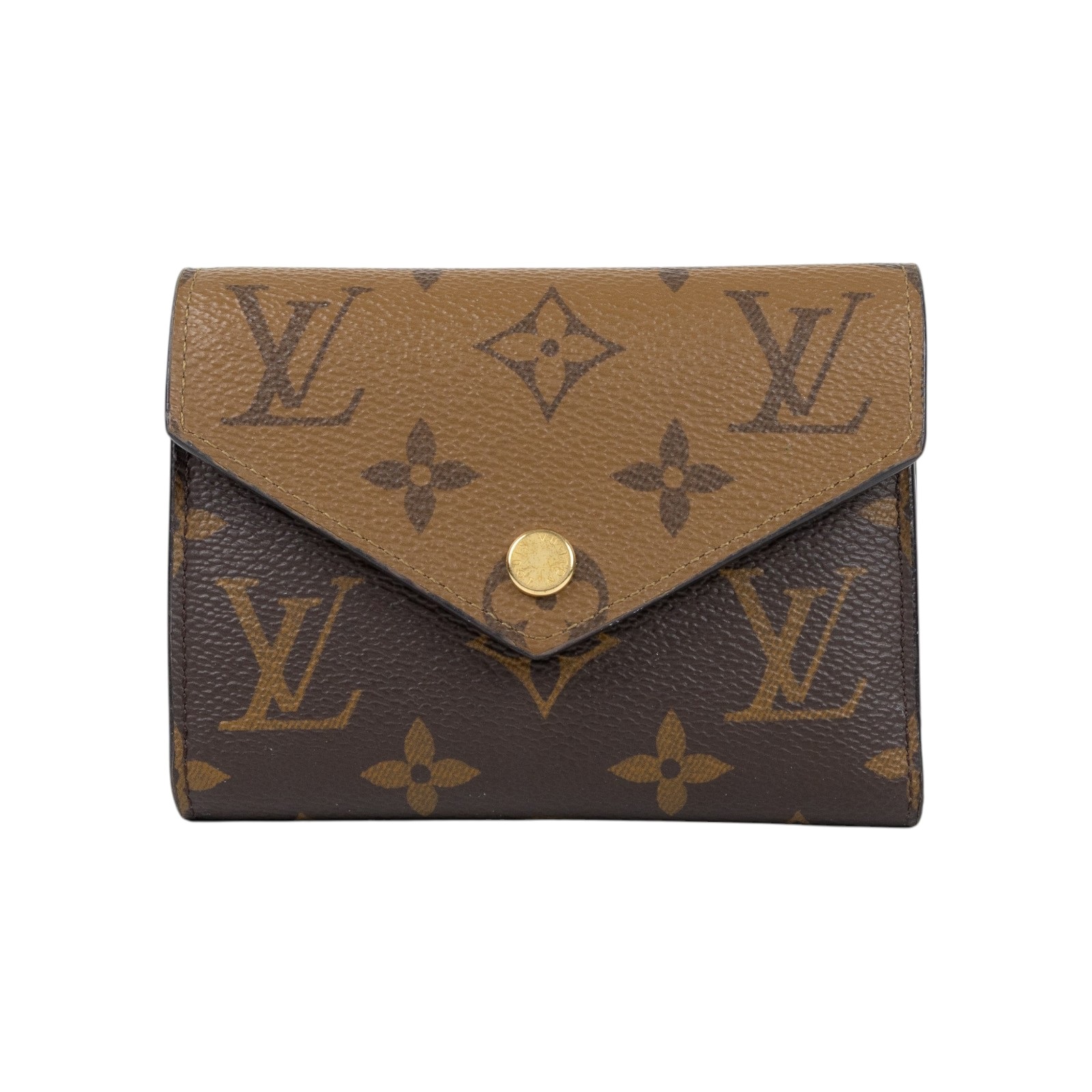 路易威登 LOUIS VUITTON Victorine 錢包 Reverse塗層帆布 M81557 晶片款  原廠盒子/防塵袋