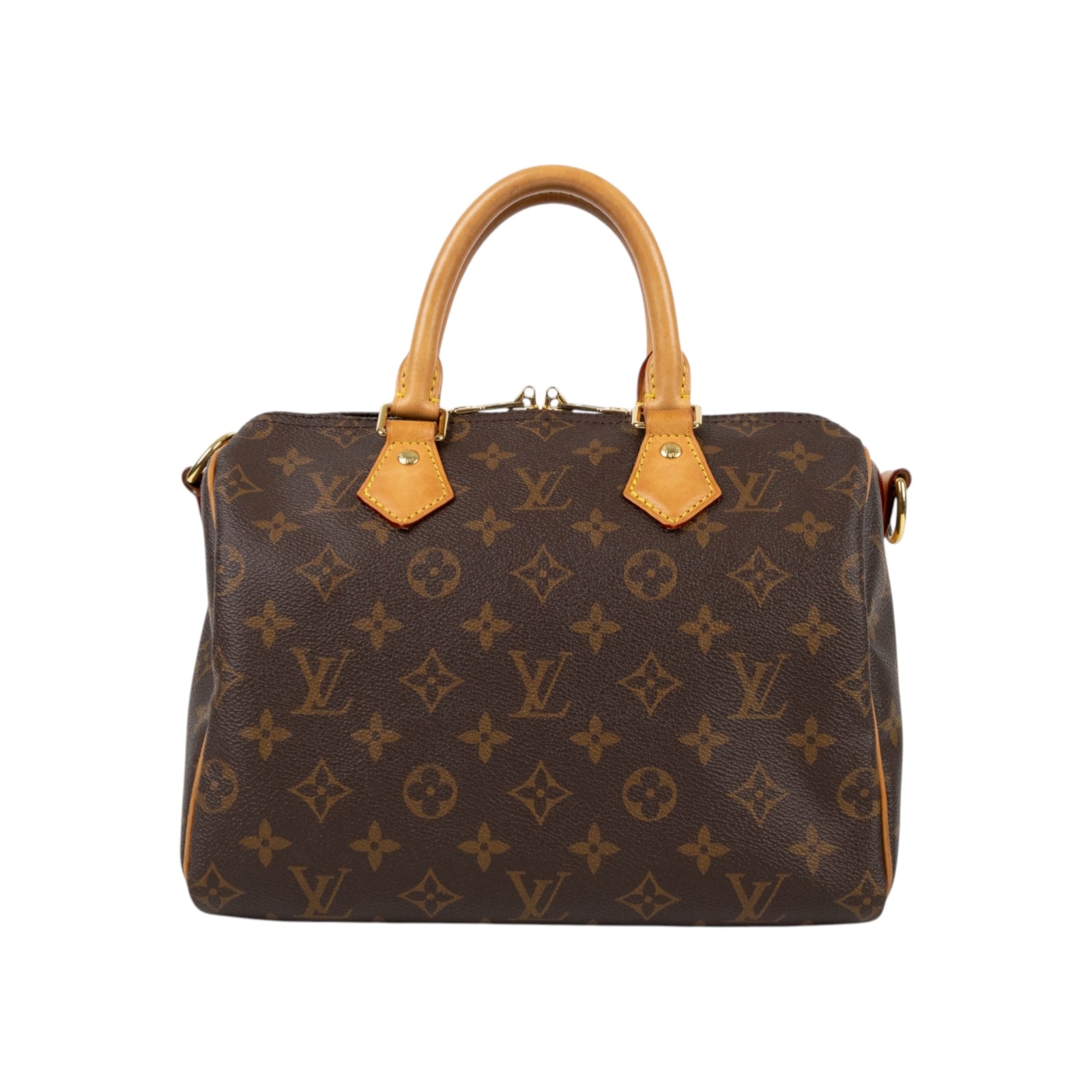 路易威登 LOUIS VUITTON Speedy Bandoulière  25 經典帆布 手提 斜背 波士頓包 M41113 晶片款  原廠盒子/防塵袋/背帶/鎖組