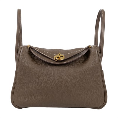 愛馬仕 Hermes Lindy 琳迪包 26 大象灰 金色五金 H073428CC18 Y HA 316 PM Y刻 大象灰LINDY26 防塵袋/購買證明