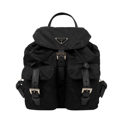 普拉達 PRADA Re-Nylon 背囊 小型 1BZ677_V44 黑尼龍後背包 防塵袋/保證卡