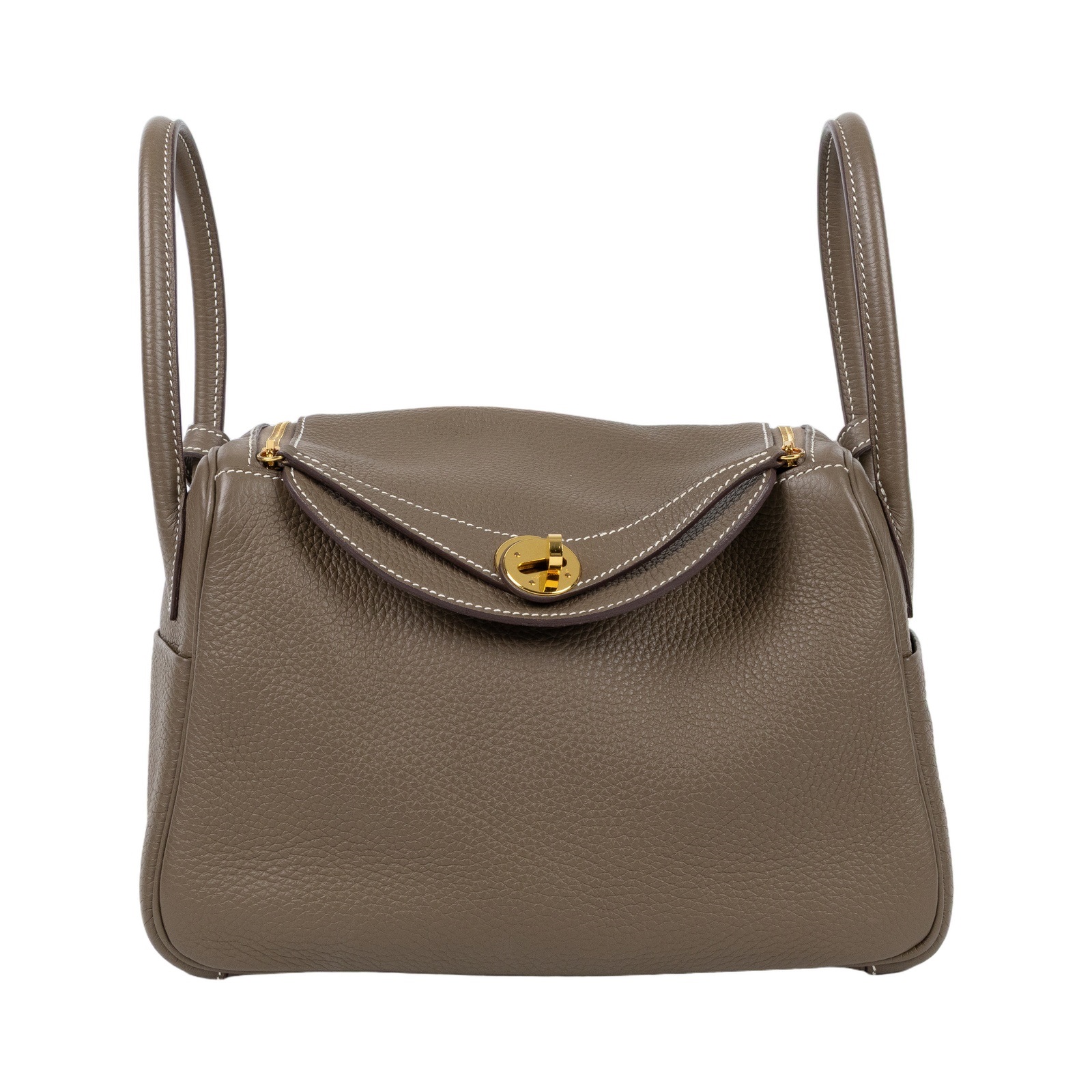 愛馬仕 Hermes Lindy 琳迪包 26 大象灰 金色五金 H073428CC18 /W MM 205 GU  原廠盒子/防塵袋