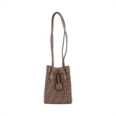 芬迪 FENDI 迷你 Origami 水桶包 8BS083AFPM 淺咖 MINI Origami 水桶包 無附屬品
