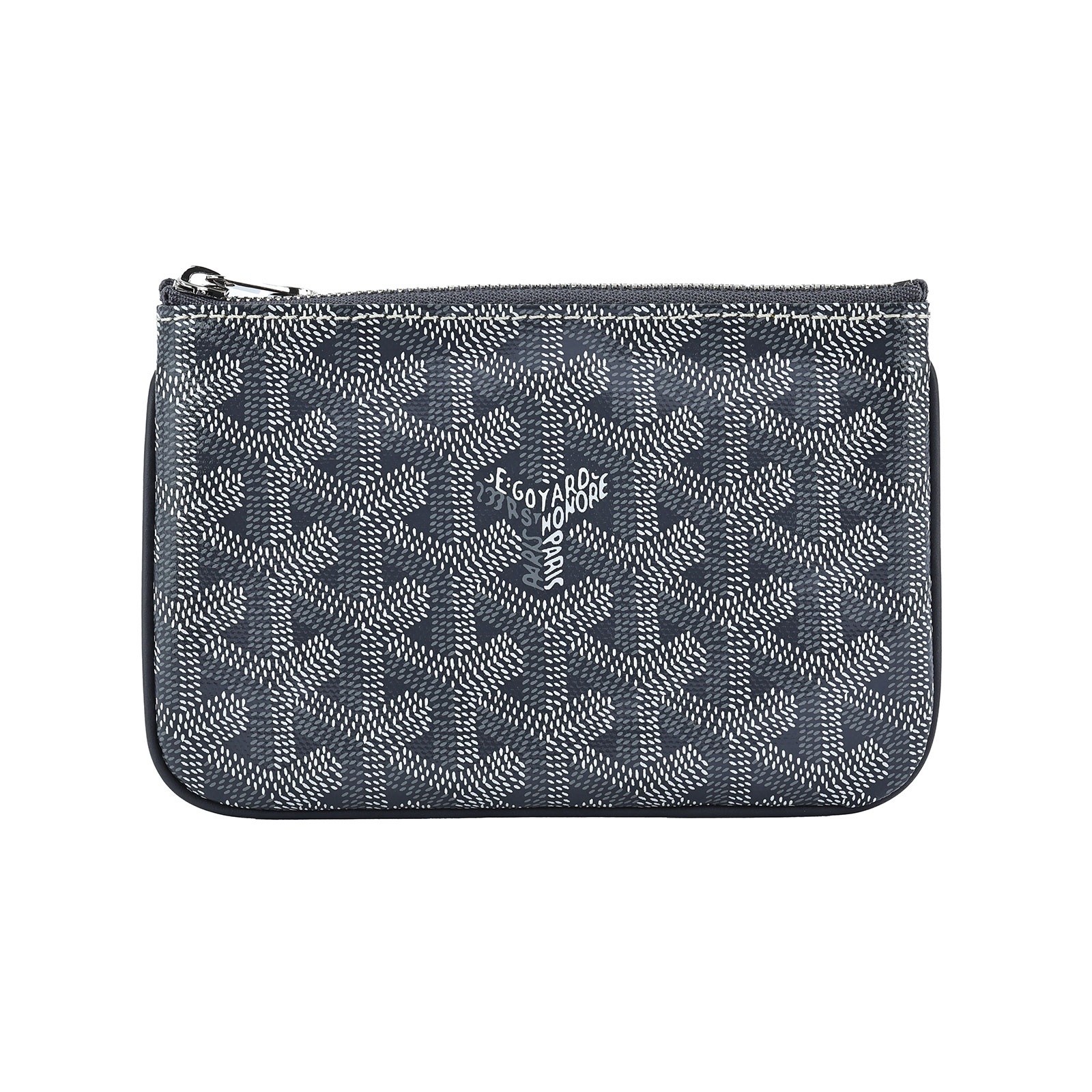 高雅德 GOYARD Sénat Nano Key Pouch 鑰匙包 SENAPCNANTY 灰色POUCH MINI 原廠盒子/防塵袋