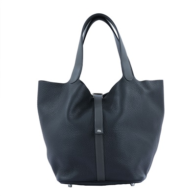 愛馬仕 Hermès Picotin Lock 26 菜籃子包 PT26 口R R刻 深灰PICOTIN 26 原廠盒子/防塵袋/鎖組