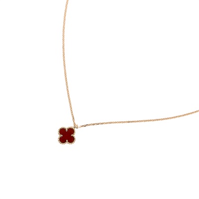 梵克雅寶 Van Cleef & Arpels Sweet Alhambra 吊墜 VCARN59M00  原廠盒子/證書