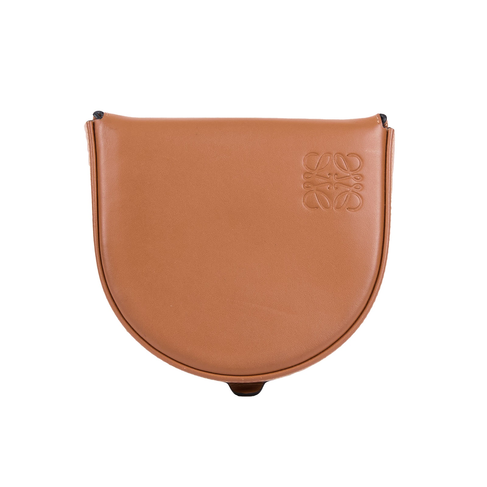 羅意威 LOEWE Heel Pouch Small 小型 頸掛式 零錢包 馬蹄小掛包 C661T14X12 焦糖HEEL肩背包 小號 原廠盒子/防塵袋
