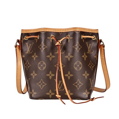 路易威登 LOUIS VUITTON Nano Noé 舊款 束口水桶包 M41346 晶片款 原花NANO NOE 防塵袋/原廠盒子/購買證明正本