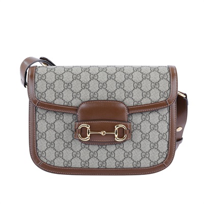 古馳 GUCCI 1955 馬銜扣 肩揹袋 602204 棕GG紋1955馬銜包 原廠盒子/防塵袋/購買證明正本