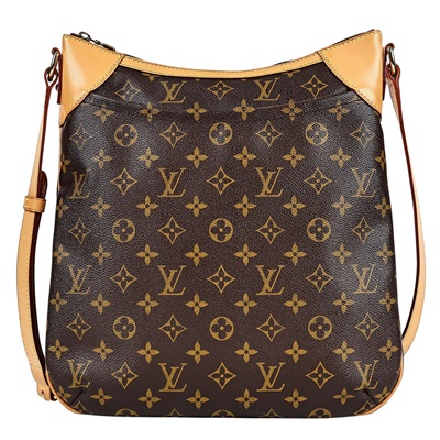 路易威登 LOUIS VUITTON Odéon MM 拉鏈 肩背包 M56389 原花ODEON MM 防塵袋/購買證明正本