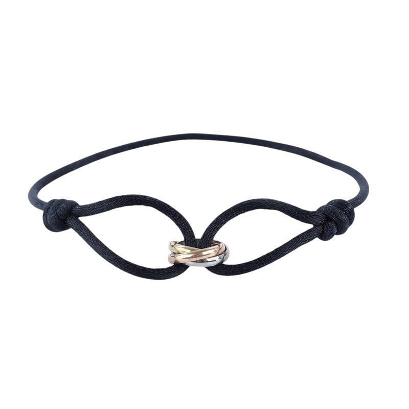 卡地亞 CARTIER Trinity 手環 B6016700 Trinity 手鐲 原廠盒子2/保書