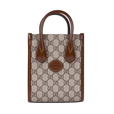 古馳 GUCCI Interlocking G 迷你 手提袋 671623 咖INTERLOCKING 琴譜包 防塵袋/背帶