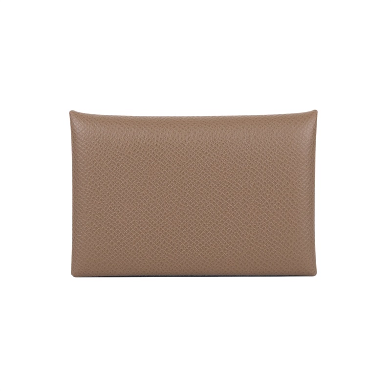 愛馬仕 Hermès Calvi 卡包 CAL B AA 006 ZA B刻大象灰CALVI 原廠盒子