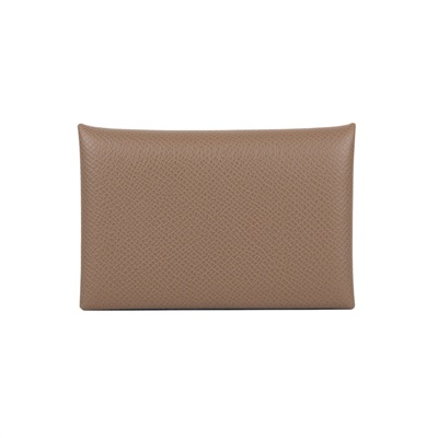 愛馬仕 Hermès Calvi 卡包 CAL B AA 006 ZA B刻大象灰CALVI 原廠盒子