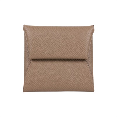 愛馬仕 Hermès Bastia 零錢包 BASTIA B MZ 006 AC 大象灰BASTIA 原廠盒子/購買證明影本