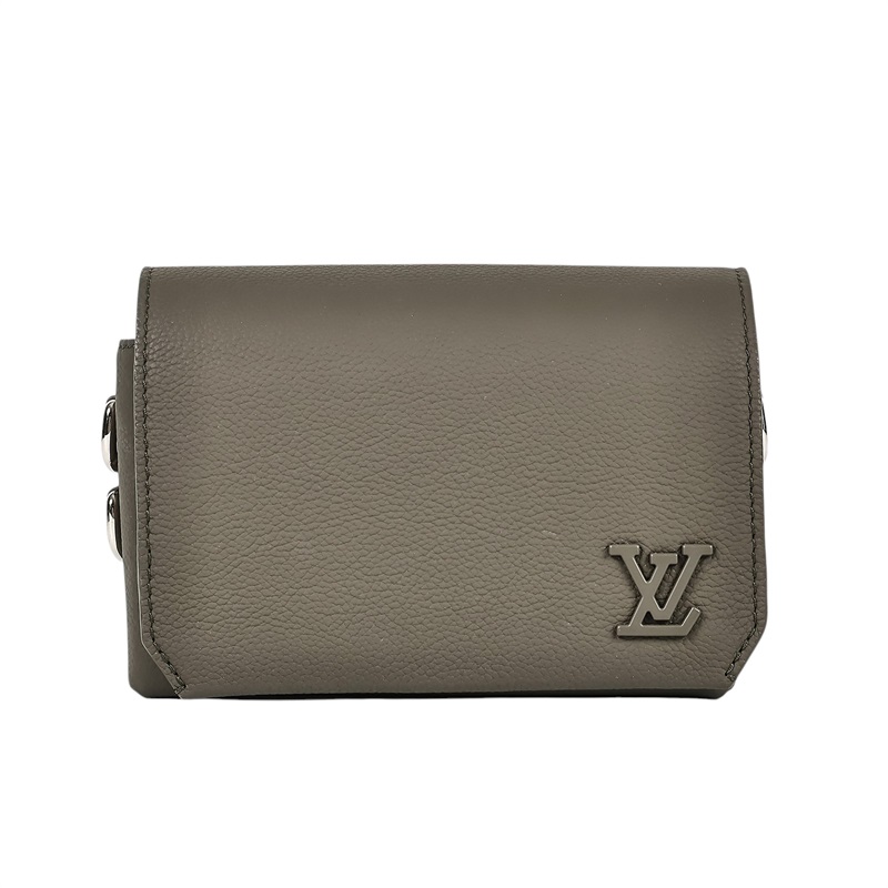 路易威登 LOUIS VUITTON 翻蓋隨身錢包 綠色 M82086 晶片款 灰綠翻蓋隨身包 原廠盒子/防塵袋/購買證明正本/背帶/吊牌