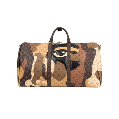 路易威登 LOUIS VUITTON Keepall Bandoulière 55 Portrait 波士頓包 旅行袋 M46677 晶片款  防塵袋/背帶/鎖組