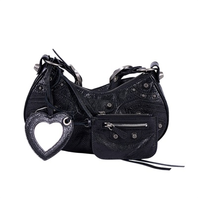 巴黎世家 BALENCIAGA Le cagole XS 半月 可頌包 6713091VGUY 黑LE CAGOLE XS 防塵袋