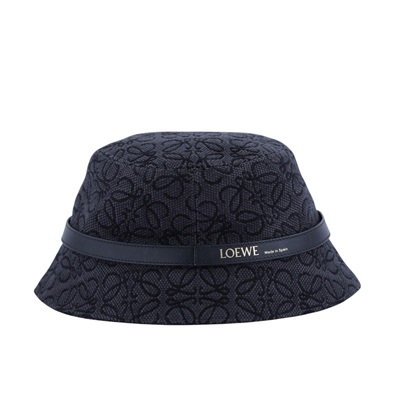 羅意威 LOEWE Anagram 漁夫帽 K820HB1X05 黑LOGO帆布漁夫帽#57 防塵袋