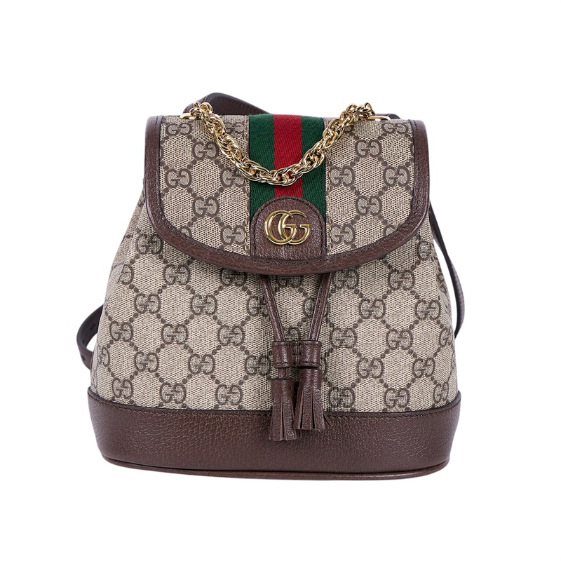 古馳 GUCCI Ophidia Mini 迷你 後背包 795221 棕Ophidia 迷你背包 防塵袋/購買證明正本